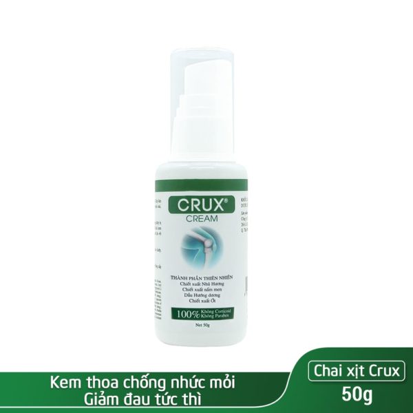 Kem thoa Giảm Sưng Đau Khớp Tức Thì Crux Dân Khang (chai 50g), chothuoctay