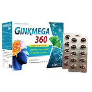GINKMEGA 360 - Hỗ trợ hoạt huyết, tăng cường tuần hoàn máu não. chothuoc tay