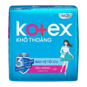 Băng vệ sinh Kotex khô thoáng siêu mỏng, mặt lưới (8 miếng)