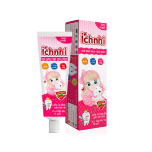 Kem đánh răng thảo dược Ích Nhi hương Dâu cho bé từ 0 - 6 tuổi (Chai 50g)