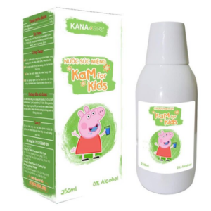 Nước Súc Miệng Cho Trẻ Em Kam For Kid (Chai 250Ml)