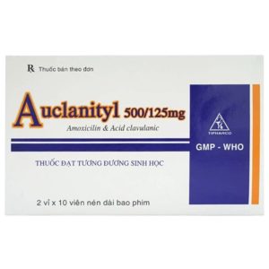 Thuốc Auclanityl 500/125mg - Thuốc kháng sinh - chothuoctay