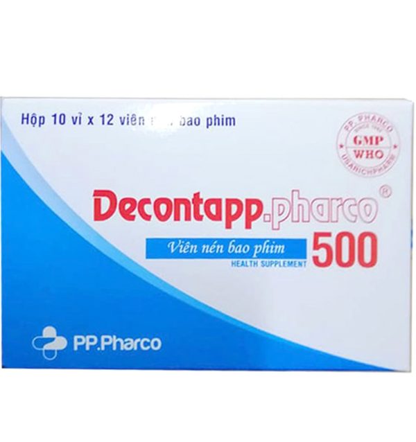 Decontapp.pharco 500 - Giúp hỗ trợ giúp tiêu phong, mạnh gân cốt