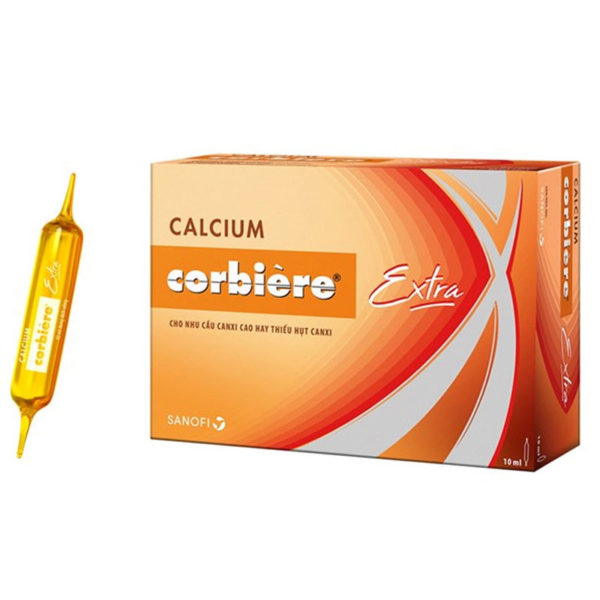 Calcium Corbiere extra 10ml - Giúp bổ sung canxi, hỗ trợ điều trị loãng xương. - chothuoctay