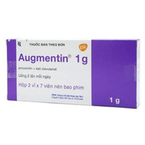 Augmentin 1g - Kháng sinh điều trị nhiễm khuẩn - chothuoctay