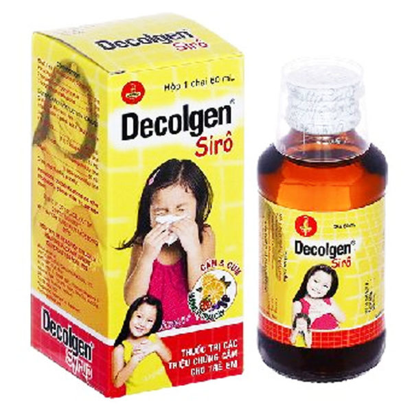 Decolgen Syrup - Siro trị cảm cúm cho trẻ em - chothuoctay