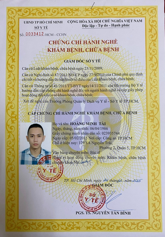 Bác sĩ Hoàng Minh Tài Chothuoctay.com