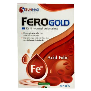 Ferogold - Viên uống bổ máu sắt hữu cơ. chothuoctay
