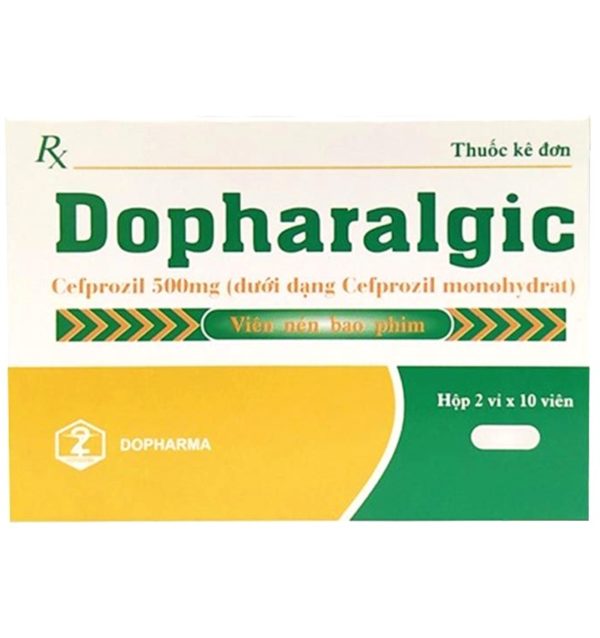 Dopharalgic 500mg - Thuốc điều trị nhiễm khuẩn hiệu quả chothuoctay.com