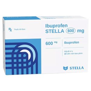 Ibuprofen stella 600mg - Dùng để điều trị đau và viêm từ nhẹ đến vừa. chothuoctay