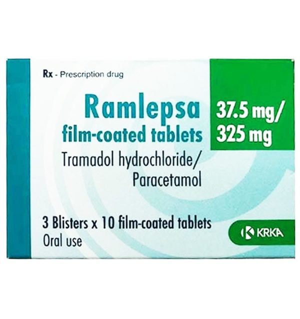 Ramlepsa 37,5/325mg - Điều trị các cơn đau từ trung bình đến nặng chothuoctay.com