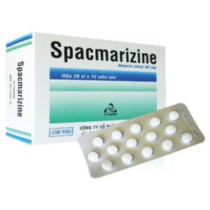Spacmarizine 40mg Điều trị các triệu chứng đau do rối loạn chức năng đường tiêu hóa Chothuoctay.com