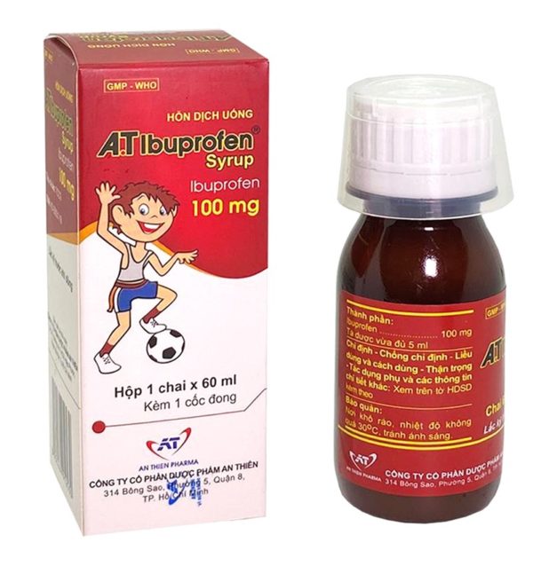 A.T Ibuprofen - Hạ sốt ở trẻ em chothuoctay.com