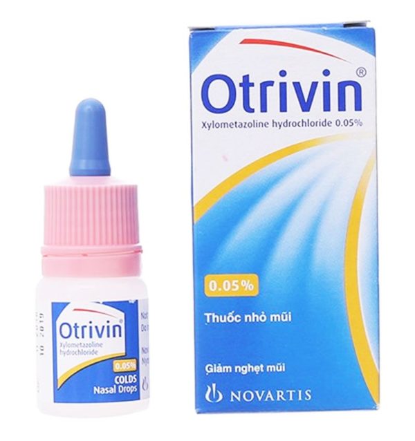 Otrivin 0.05% Thuốc nhỏ mũi làm giảm nghẹt mũi Chothuoctay.com