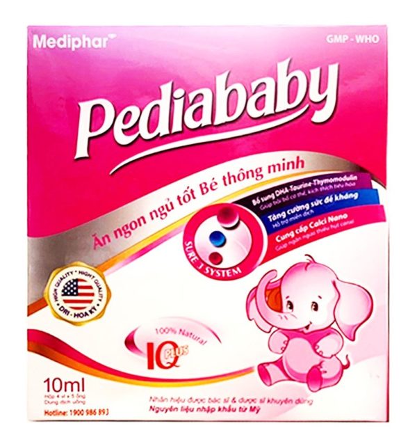 Pediababy - Giúp bổ sung khoáng chất tăng sức đề kháng, giảm còi xương ở trẻ. chothuoctay.com