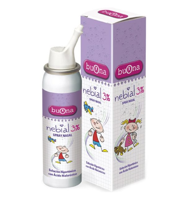 Bình xịt mũi Nebial 3% Spray Nasal - Giúp giữ ấm và làm sạch mũi - chothuoctay
