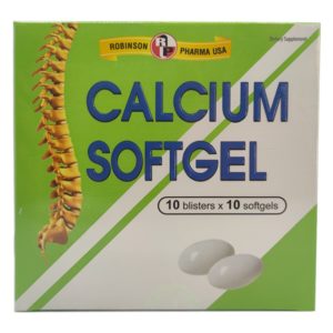 Calcium Softgel - Bổ sung canxi. vitamin D3 giúp xương, răng chắc khỏe - chothuoctay