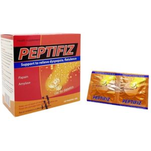 Peptifiz – Hỗ trợ điều trị rối loạn tiêu hóa, đầy hơi, khó tiêu. hộp 40 viên. chothuoctay.com