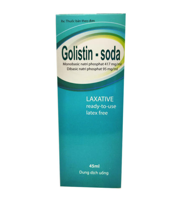 Golistin Soda - Giúp hỗ trợ làm giảm các triệu chứng của táo bón. chothuoctay.com