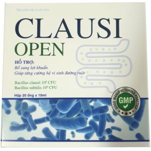 Clausi Open - Bổ sung lợi khuẩn, rối loạn tiêu hóa, chothuoctay