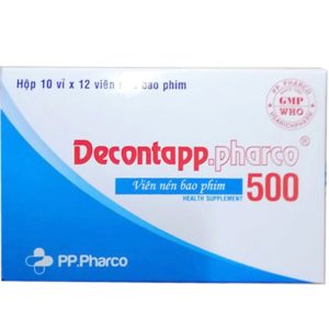 Decontapp.pharco 500 - Giúp hỗ trợ giúp tiêu phong, mạnh gân cốt