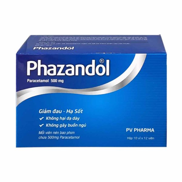 Phazandol - Giảm đau nhẹ và hạ sốt chothuoctay