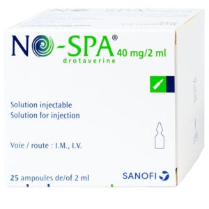 No-Spa 40mg/2ml - Thuốc tiêm điều trị hội chứng ruột kích thích, co thắt cơ trơn ở ruột, dạ dày chothuoctay.com