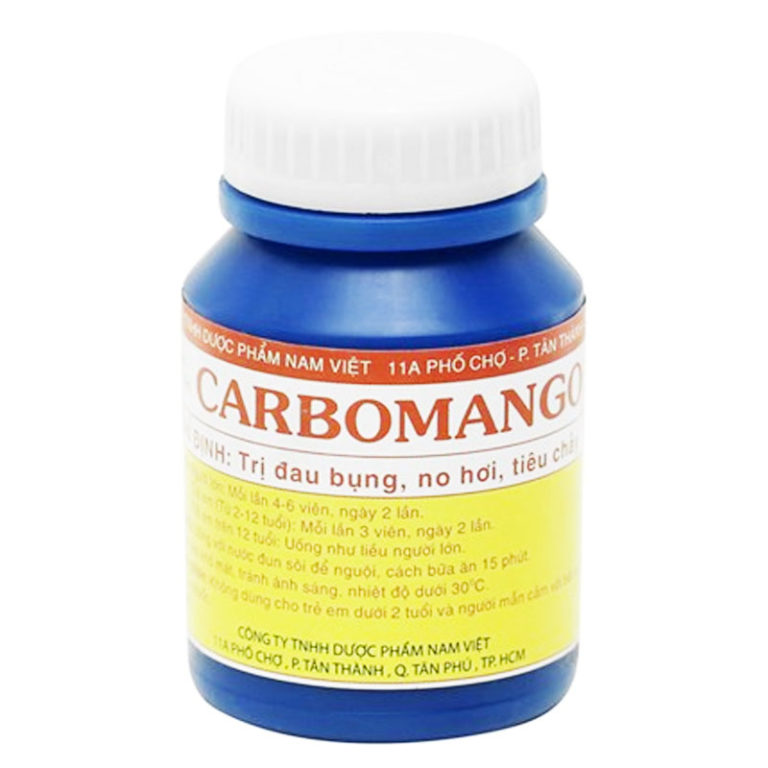 Carbomango - Trị đau bụng, no hơi, tiêu chảy. - Chothuoctay.com