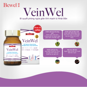 Bewel VeinWel - Phòng ngừa giãn tĩnh mạch