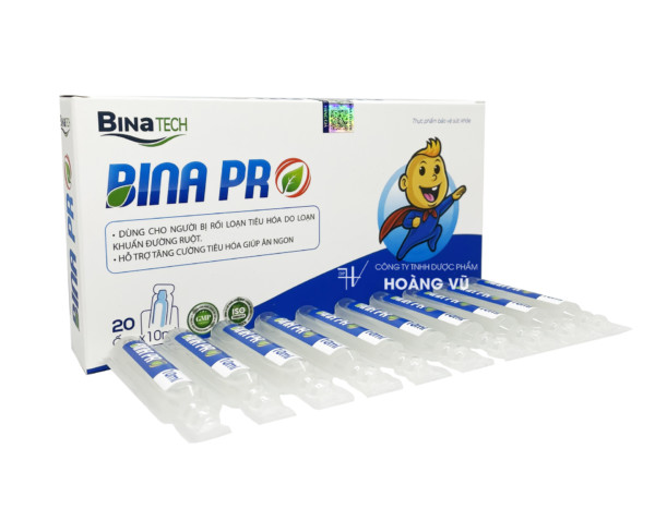 BINA PRO - Men vi sinh giúp bổ sung lợi khuẩn vã kẽm chothuoctay.com