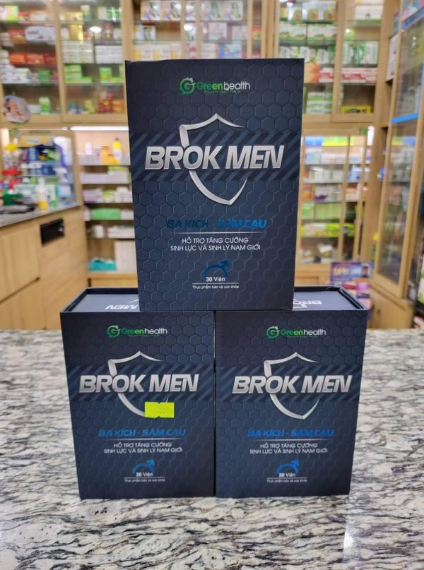 Brok Men - Hỗ trợ tăng cường sinh lực và sinh lý nam. chothuoctay