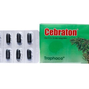 Cebraton hộp 50 viên - Phòng và điều trị các bệnh suy giảm trí nhớ kém tập trung - chothuoctay