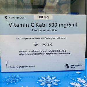 Thuốc tiêm Vitamin C Kabi 500mg/5ml - chothuoctay