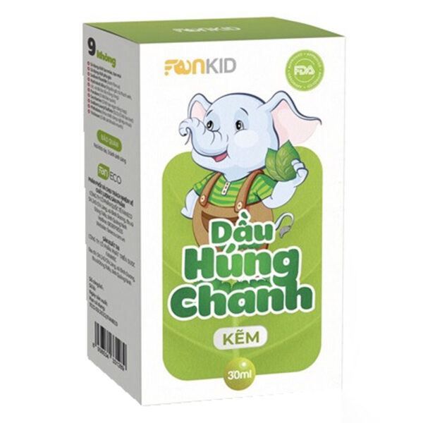 Dầu húng chanh Kẽm - Giảm ho sổ mũi trẻ em. chothuoctay