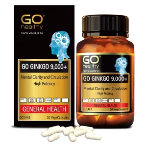 GO GINKGO 9000+ Hỗ trợ tăng cường tuần hoàn não, giúp cải thiện trí nhớ. chothuoctay
