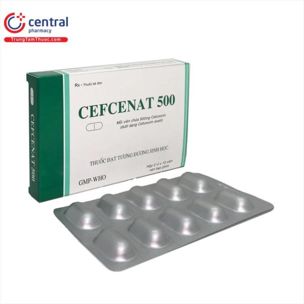 CEFCENAT 500 - thuốc kháng sinh, chothuoctay