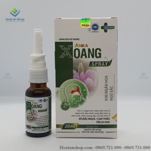 Anka Xoang Spray - Hỗ trợ điều trị viêm mũi, viêm xoang cấp và mãn tính, chothuoctay