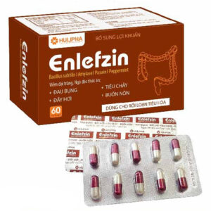 Enlefzin - Bổ sung chủng men vi sinh giúp phục hồi cân bằng vi khuẩn đường ruột. chothuoctay