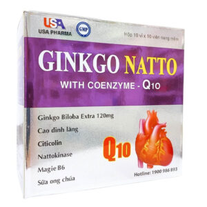 Ginkgo Natto With Coenzym Q10 - Giúp bổ sung dưỡng chất cho não, chothuoctay