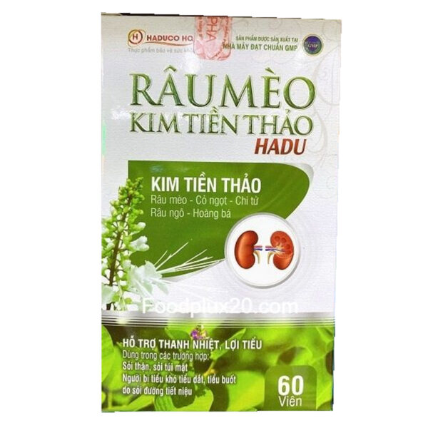 Râu Mèo Kim Tiền Thảo Hadu - Hỗ trợ thanh nhiệt, lợi tiểu. chothuoctay