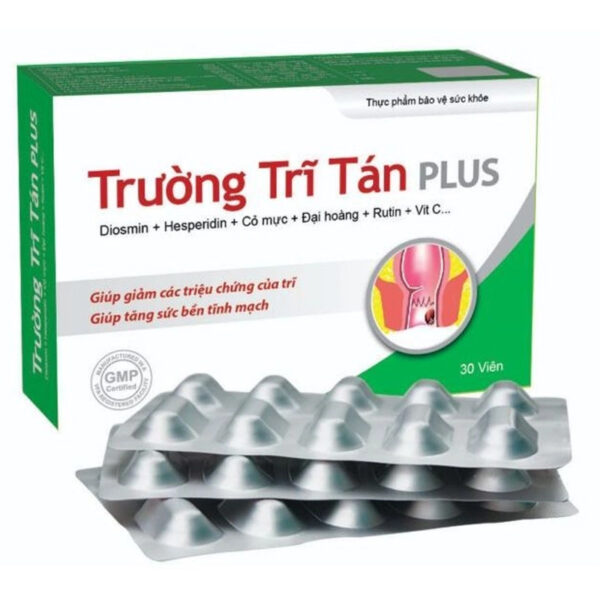 Trường Trĩ Tán PLUS - Giảm triệu chứng trĩ, tăng sức bền thành mạch. chothuoctay