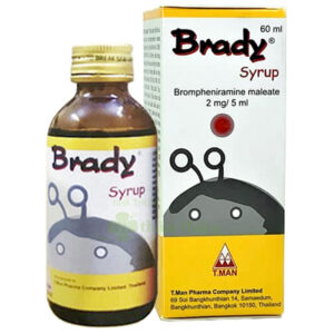Brady Syrup - Điều trị các triệu chứng như hắt hơi, sổ mũi, nghẹt mũi. chothuoctay