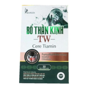 Bổ thần kinh TW Cere Tiamin - Hỗ trợ cải thiện triệu chứng suy nhược thần kinh. chothuoctay