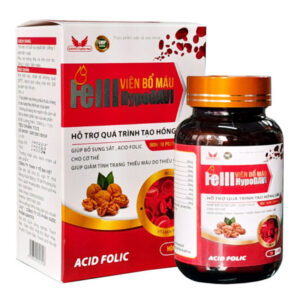 Bổ máu FE III Hypodavi - Giúp bổ sung sắt, acid folic, vitamin B12. chothuoctay