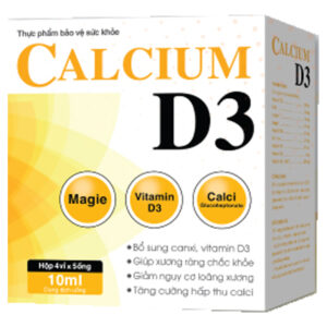 CALCIUM D3 - Giúp bổ sung Canxi và vitamin D3 cho cơ thể. chothuoctay.com
