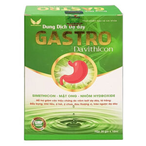 Gastro Davithicon - Hỗ trợ làm giảm acid dịch vị và giúp bảo vệ niêm mạc dạ dày. chothuoctay.com