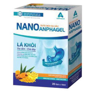 Nano Anphagel - Hỗ trợ giảm nguy cơ viêm loét dạ dày, tá tràng. chothuoctay.com