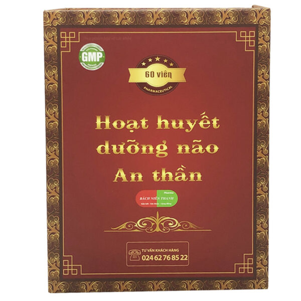 Hoạt huyết dưỡng não An Thần - Giảm các triệu chứng thiểu năng tuần hoàn não. chothuoctay.com