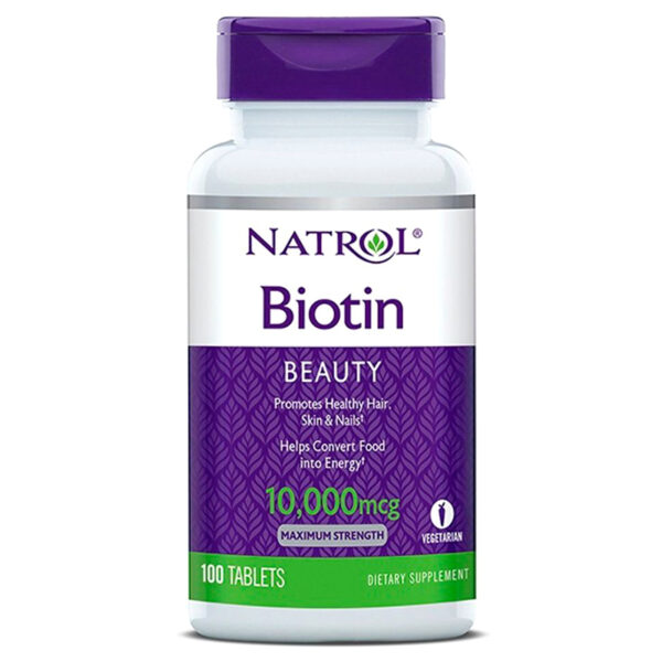 Natrol Biotin Beauty 10000mcg - Nuôi dưỡng nang tóc, móng tay và làn da. chothuoctay