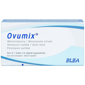 Thuốc Ovumix hỗ trợ điều trị viêm âm đạo, viêm rát âm đạo cổ tử cung (Hộp 6 viên)